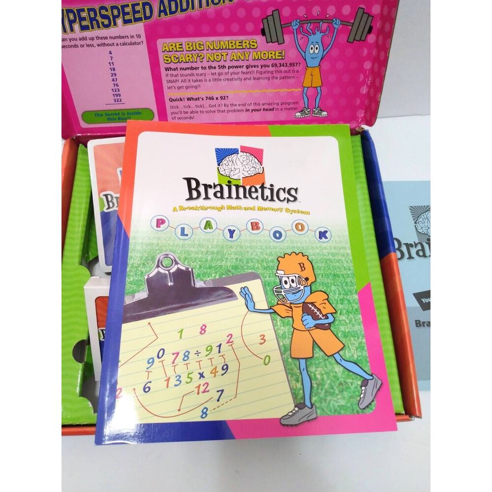 Brainetics Breakthrough Math And Memory System Educational 5 DVD New - Picture 8 of 9